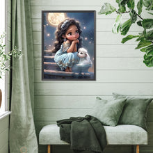 Load image into Gallery viewer, Diamond Painting - Full Square - girl on the roof (30*40CM)

