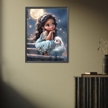 Load image into Gallery viewer, Diamond Painting - Full Square - girl on the roof (30*40CM)
