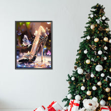Load image into Gallery viewer, AB Diamond Painting - Full Round - butterfly high heels (30*40CM)
