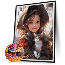 Load image into Gallery viewer, Diamond Painting - Full Square - little girl (40*50CM)
