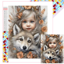 Load image into Gallery viewer, Diamond Painting - Full Square - little girl (40*50CM)
