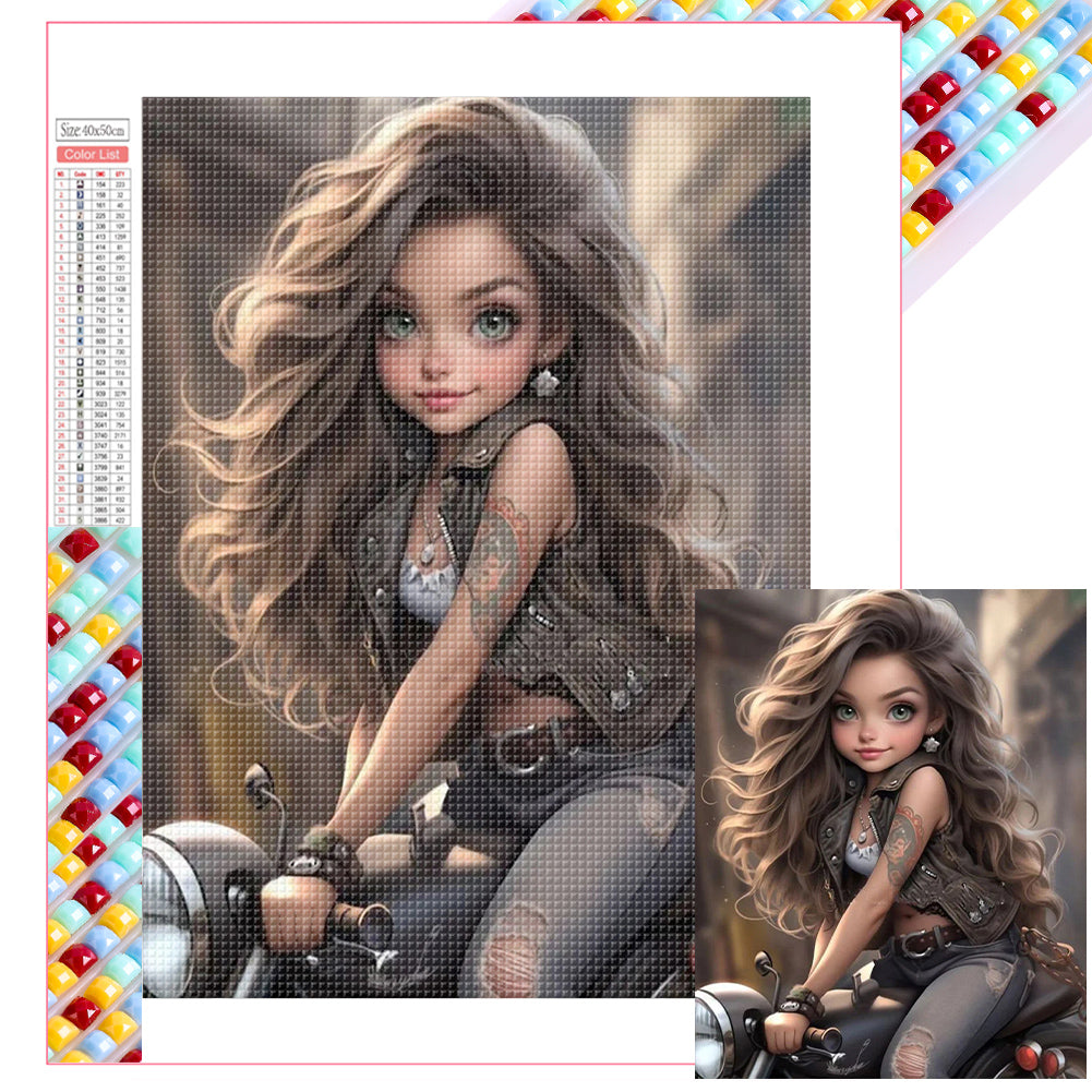 Diamond Painting - Full Square - little girl (40*50CM)