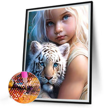 Load image into Gallery viewer, Diamond Painting - Full Square - little girl (40*50CM)
