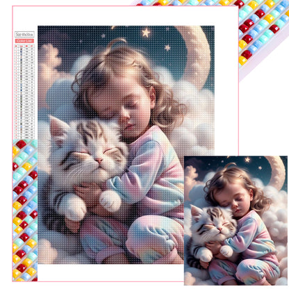 Diamond Painting - Full Square - little girl (40*50CM)