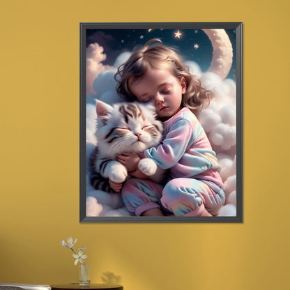 Diamond Painting - Full Square - little girl (40*50CM)