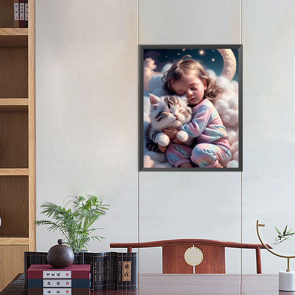 Diamond Painting - Full Square - little girl (40*50CM)