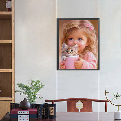 Diamond Painting - Full Square - little girl (40*50CM)