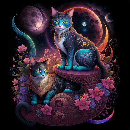 Diamond Painting - Full Round - cat (30*30CM)