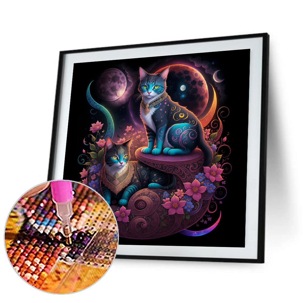 Diamond Painting - Full Round - cat (30*30CM)
