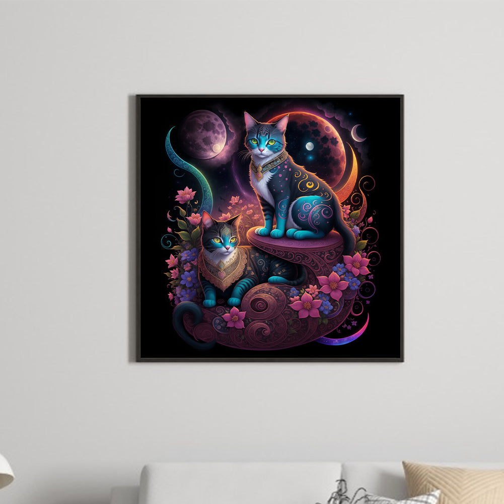Diamond Painting - Full Round - cat (30*30CM)