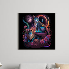 Load image into Gallery viewer, Diamond Painting - Full Round - cat (30*30CM)
