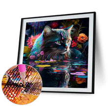 Load image into Gallery viewer, Diamond Painting - Full Round - cat (30*30CM)
