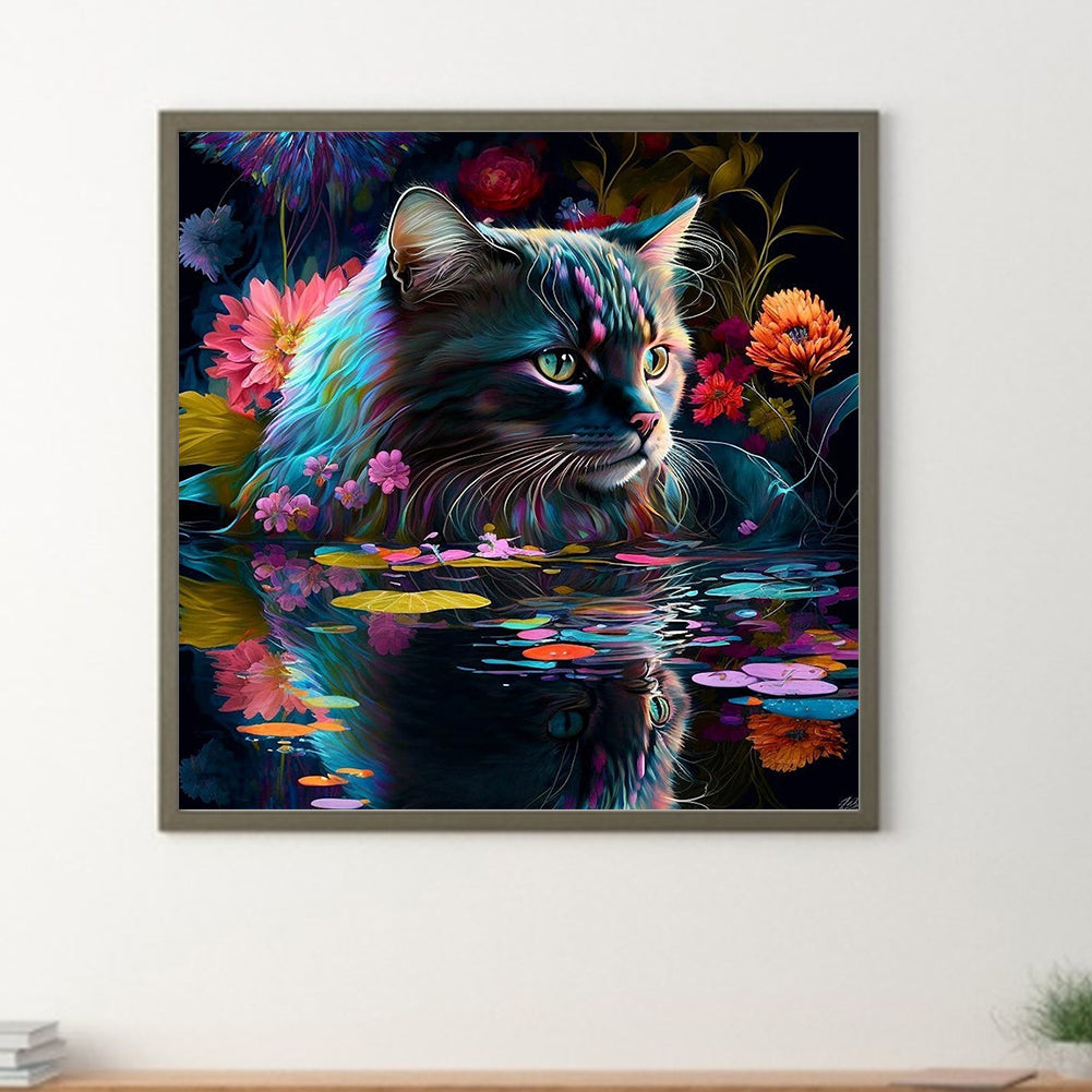 Diamond Painting - Full Round - cat (30*30CM)