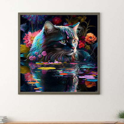 Diamond Painting - Full Round - cat (30*30CM)