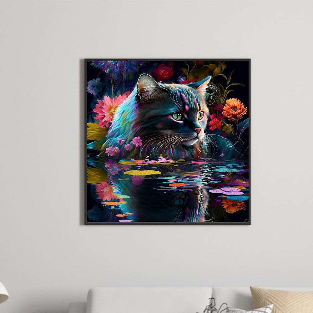 Diamond Painting - Full Round - cat (30*30CM)