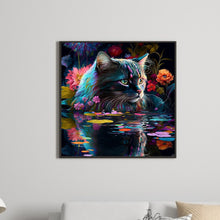 Load image into Gallery viewer, Diamond Painting - Full Round - cat (30*30CM)
