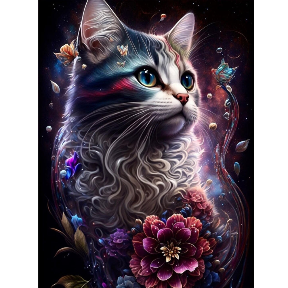 Diamond Painting - Full Round - cat (30*40CM)
