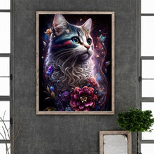 Load image into Gallery viewer, Diamond Painting - Full Round - cat (30*40CM)
