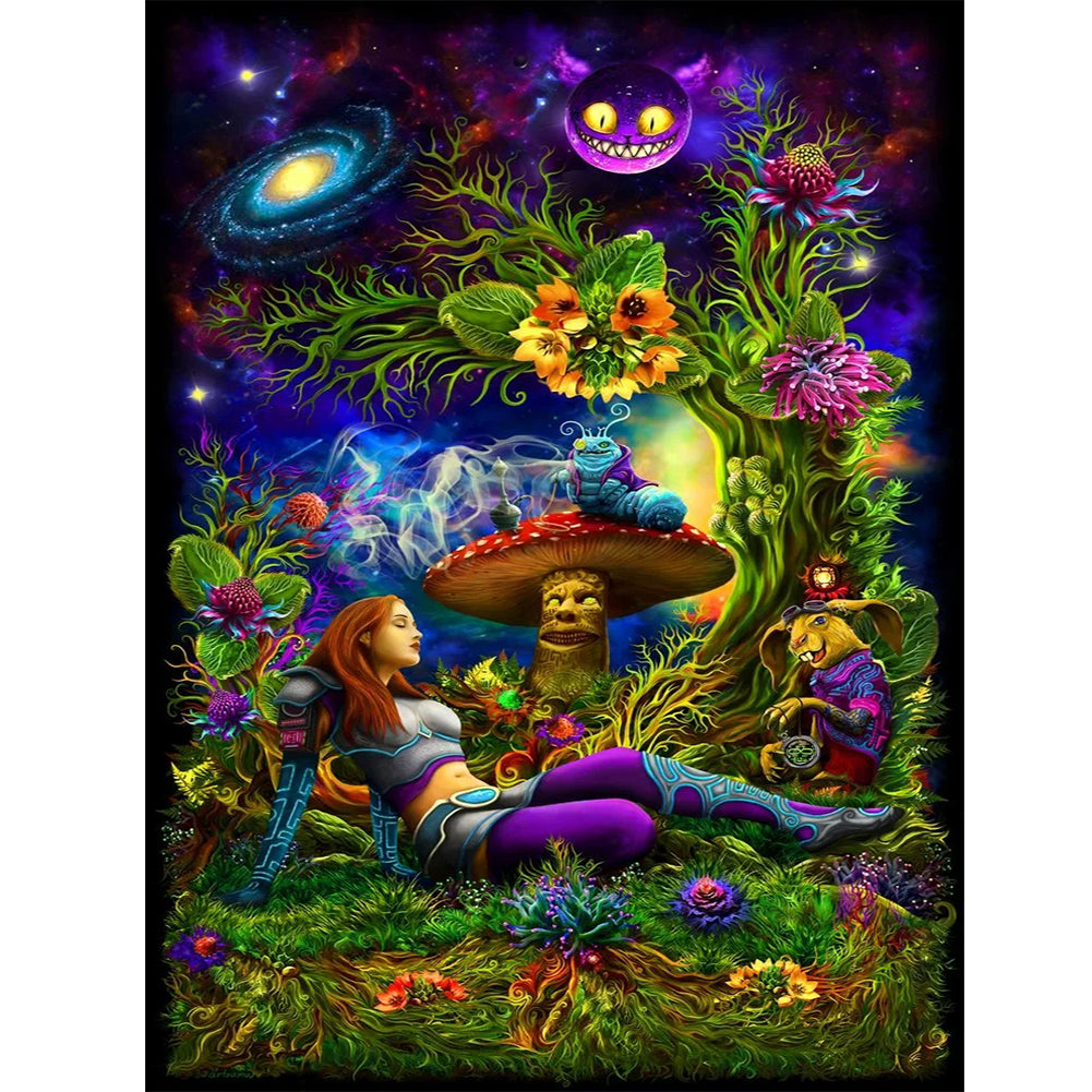 Diamond Painting - Full Round - Alice in Wonderland (30*40CM)