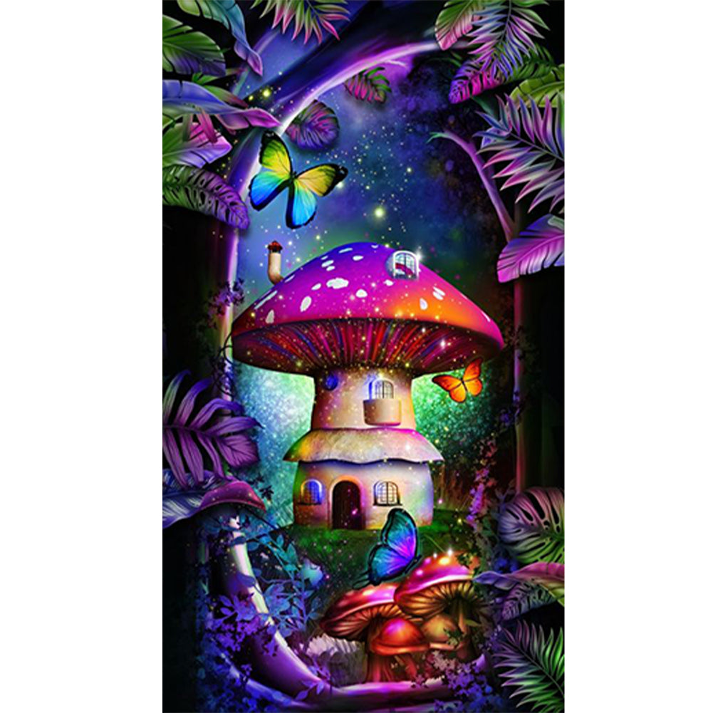Diamond Painting - Full Round - forest mushrooms (30*50CM)