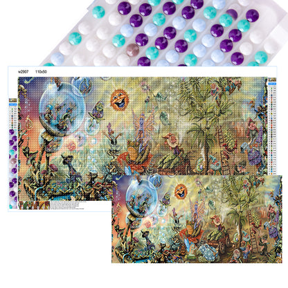 Diamond Painting - Full Round - Crazy wonderland (110*50CM)