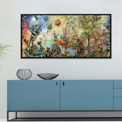 Diamond Painting - Full Round - Crazy wonderland (110*50CM)