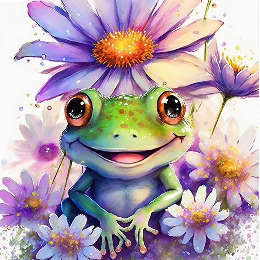 Diamond Painting - Full Round - frog (30*30CM)