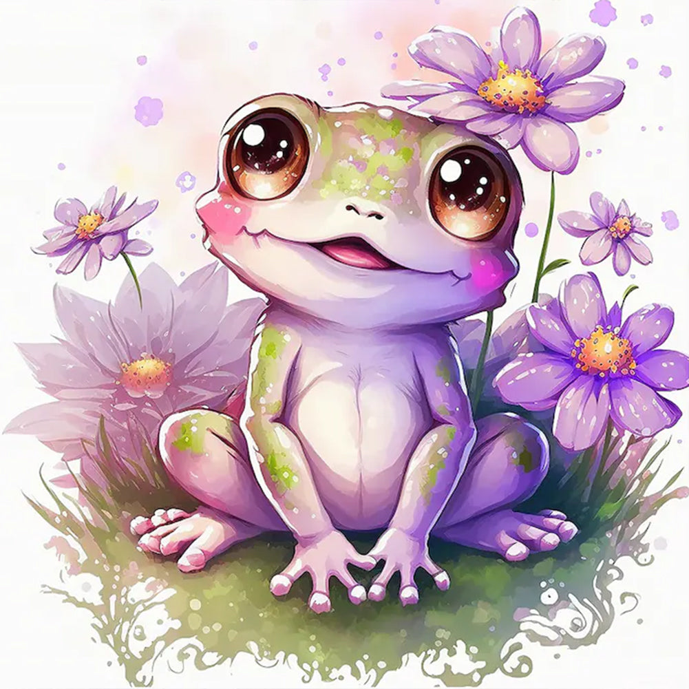 Diamond Painting - Full Round - happy frog (30*30CM)