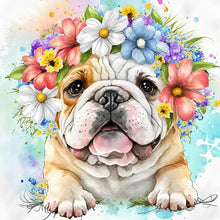 Load image into Gallery viewer, Diamond Painting - Full Round - Bulldog (30*30CM)
