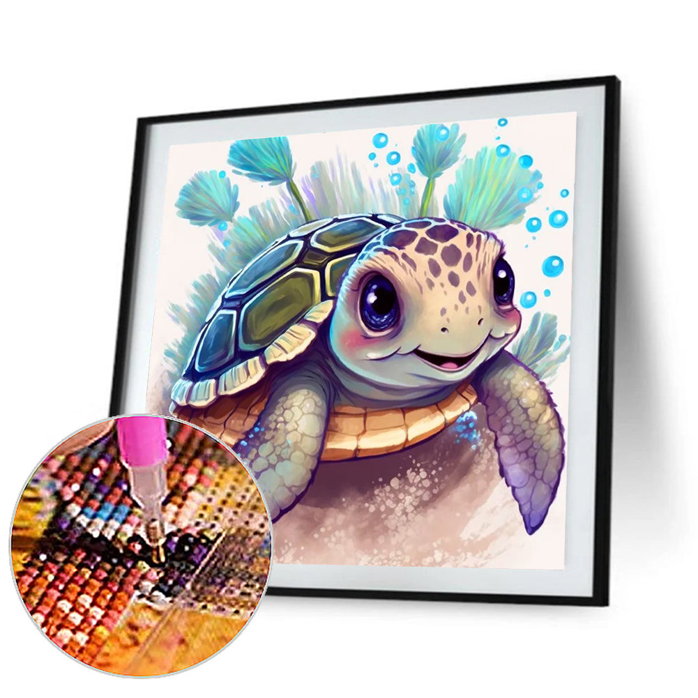 Diamond Painting - Full Round - sea turtle (30*30CM)