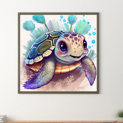 Diamond Painting - Full Round - sea turtle (30*30CM)
