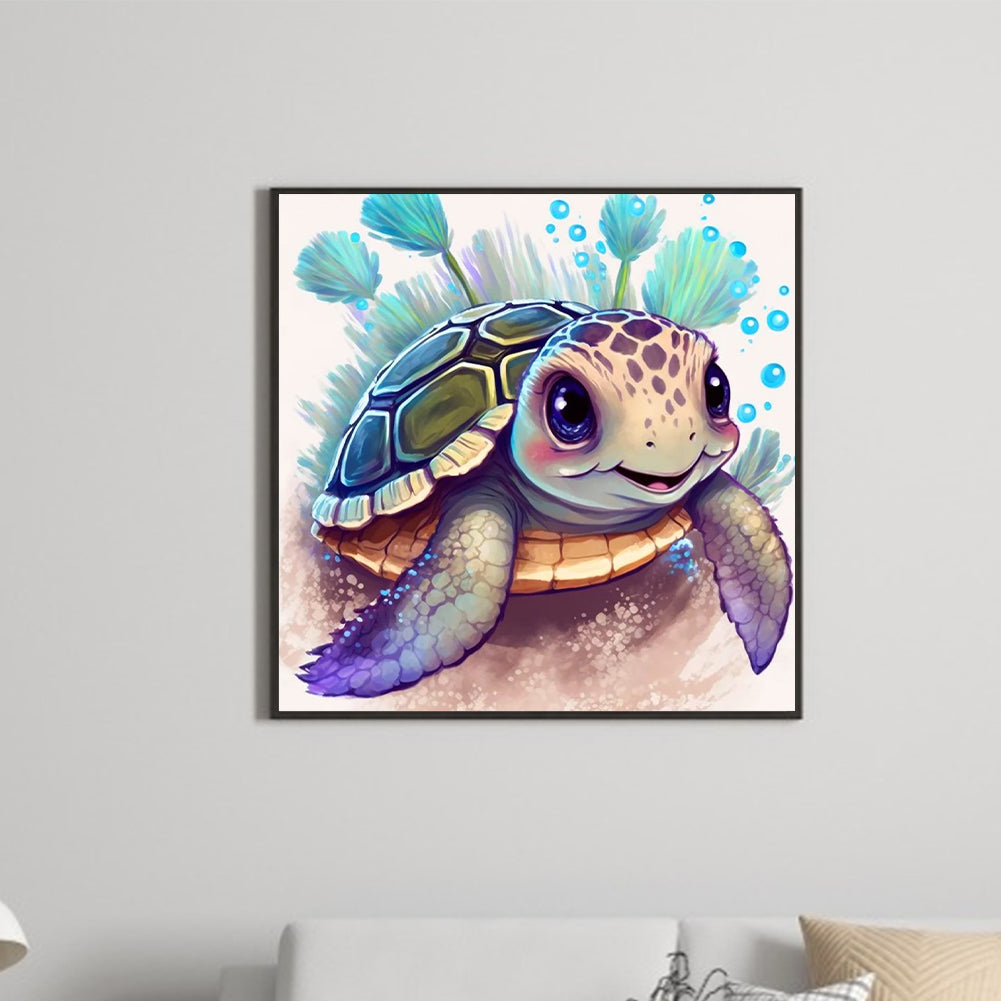 Diamond Painting - Full Round - sea turtle (30*30CM)