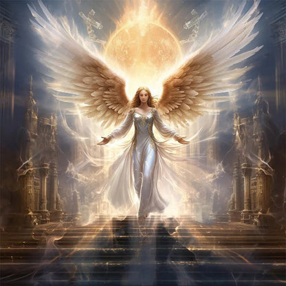 Diamond Painting - Full Round - angel girl (30*30CM)