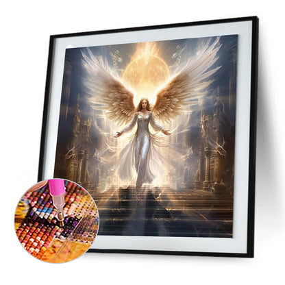 Diamond Painting - Full Round - angel girl (30*30CM)
