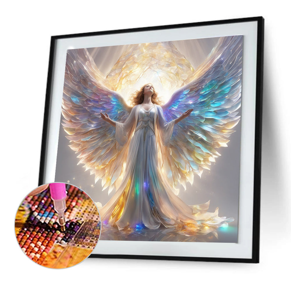 Diamond Painting - Full Round - angel girl (30*30CM)