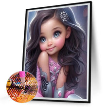 Load image into Gallery viewer, Diamond Painting - Full Round - big eyed girl (30*40CM)
