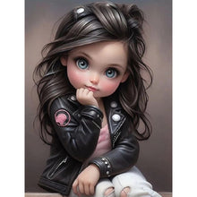 Load image into Gallery viewer, Diamond Painting - Full Round - big eyed girl (30*40CM)
