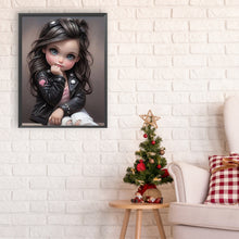 Load image into Gallery viewer, Diamond Painting - Full Round - big eyed girl (30*40CM)
