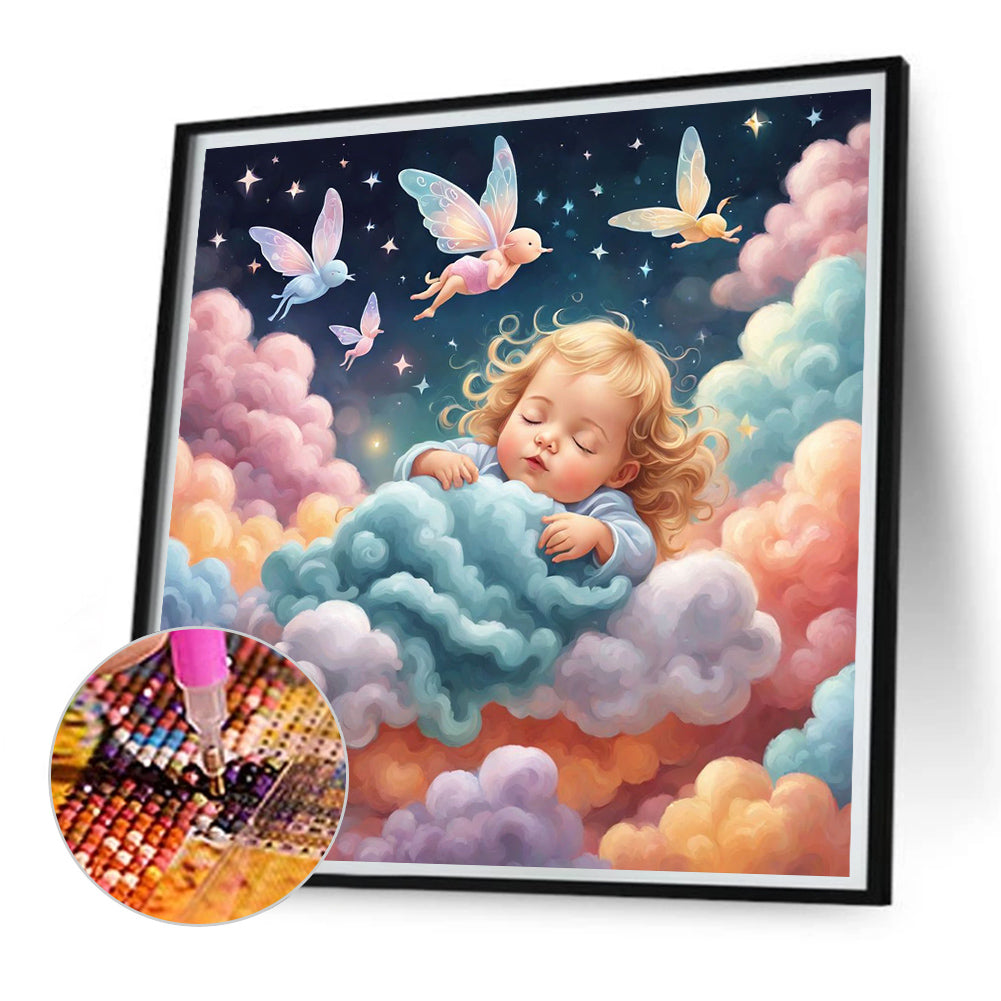 Diamond Painting - Full Square - dream baby (30*30CM)
