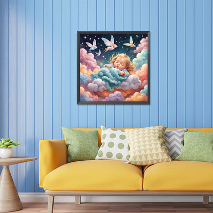 Diamond Painting - Full Square - dream baby (30*30CM)