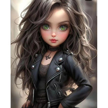 Load image into Gallery viewer, Diamond Painting - Full Round - sweet cool girl (40*50CM)
