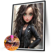Load image into Gallery viewer, Diamond Painting - Full Round - sweet cool girl (40*50CM)
