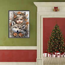 Load image into Gallery viewer, Diamond Painting - Full Round - sweet cool girl (40*50CM)
