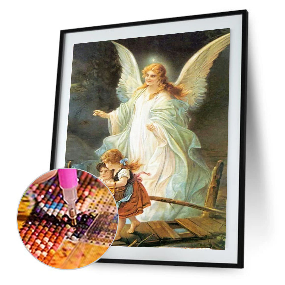 Angel 50*65CM(Canvas) Special Shaped Drill Diamond Painting