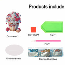 Load image into Gallery viewer, Heart Dessert DIY Diamond Painting Desktop Decoration for Office Desktop Decor
