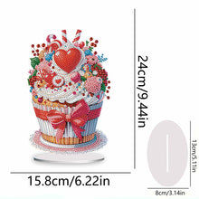Load image into Gallery viewer, Heart Dessert DIY Diamond Painting Desktop Decoration for Office Desktop Decor
