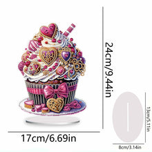 Load image into Gallery viewer, Heart Dessert DIY Diamond Painting Desktop Decoration for Office Desktop Decor
