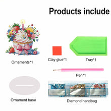 Load image into Gallery viewer, Heart Dessert DIY Diamond Painting Desktop Decoration for Office Desktop Decor
