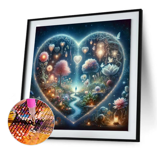 Diamond Painting - Full Round - love tree of life (30*30CM)