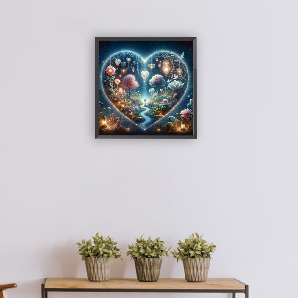 Diamond Painting - Full Round - love tree of life (30*30CM)